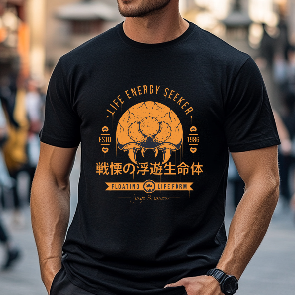 Frightening Floating Organisms Japanese Style Classic Tee