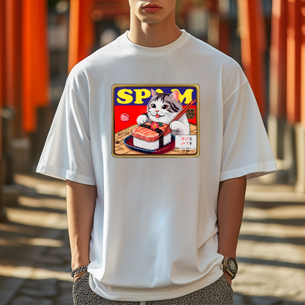 Spam Cat Japanese Style Classic Tee