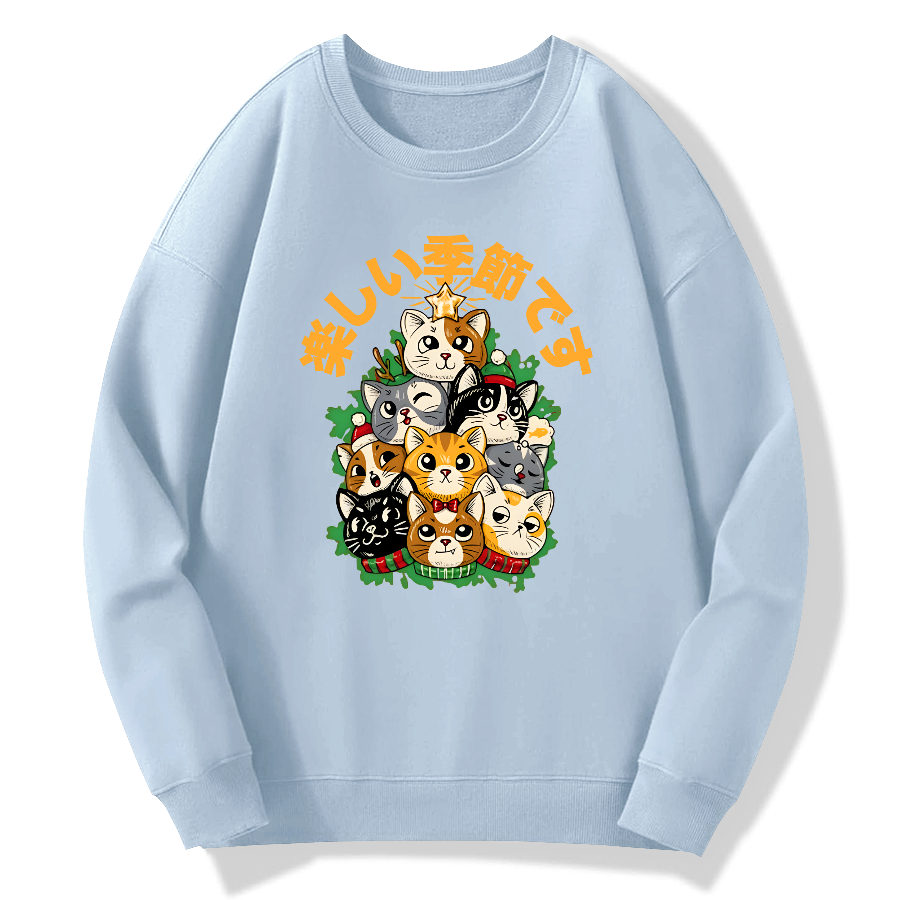 christmas tree Cotton Pullover Sweatshirt