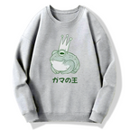 Toad King Cotton Pullover Sweatshirt
