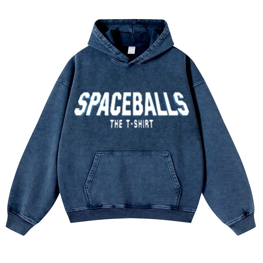 Spaceballs Vintage Washed Thick Cotton Hoodie