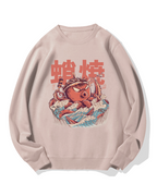 Takoyaki Octopus Monster Cotton Sweatshirt