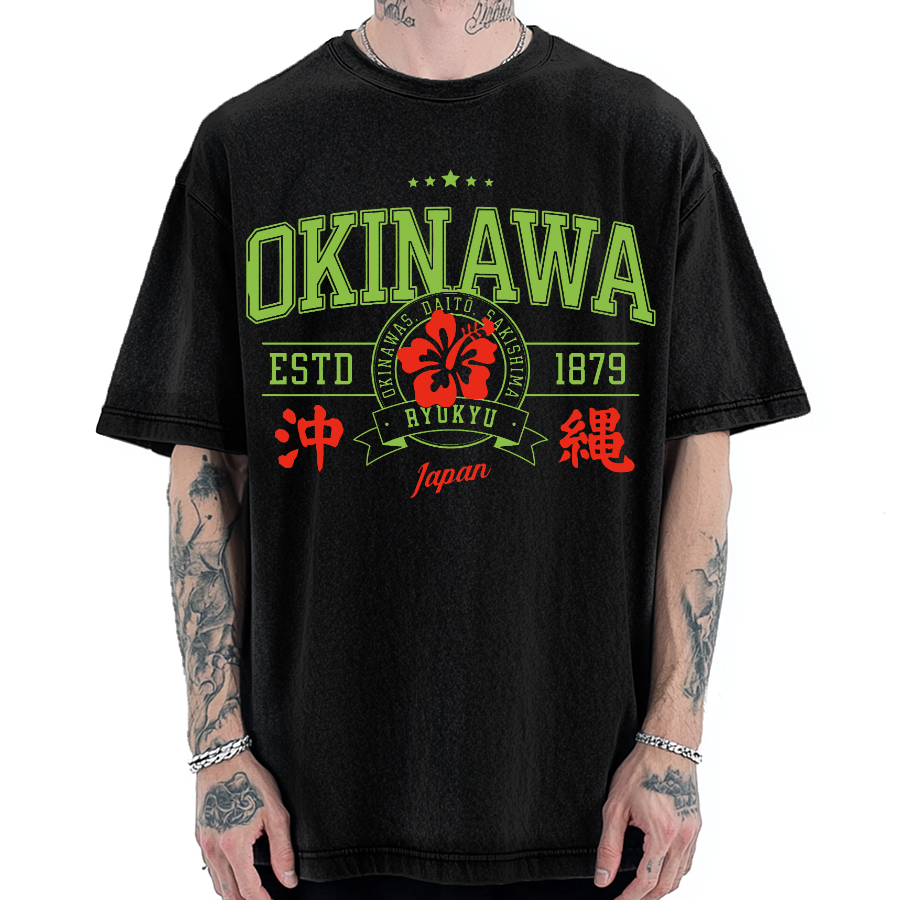 Okinawa JP Cotton casual T-shirt