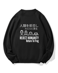 Reject Humanity Return To Frog Cotton Sweatshirt