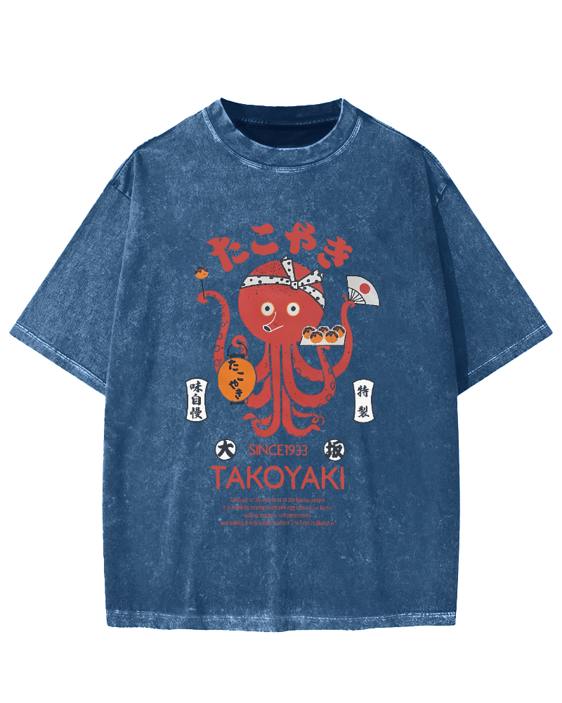 Kansai Takoyaki Vintage Washed T-shirt