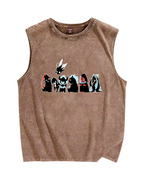 Solo Leveling Vintage Distressed Washed Tank Top