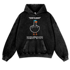 Stay Classy Bird Vintage Washed Thick Cotton Hoodie