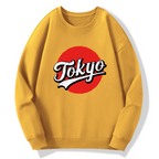 Retro Tokyo Cotton Pullover Sweatshirt