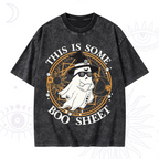 This Is Some Boo Sheet Halloween Washed T-Shirt