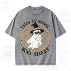 This Is Some Boo Sheet Halloween Washed T-Shirt