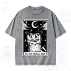 The In My Feral Era Oracle Card Washed T-Shirt