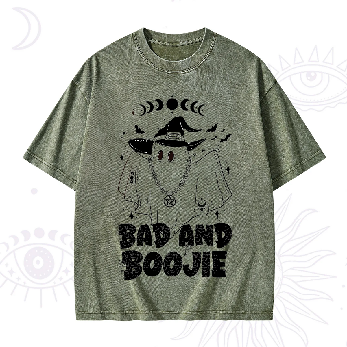 Bad and Boo Jee Halloween Washed T-Shirt