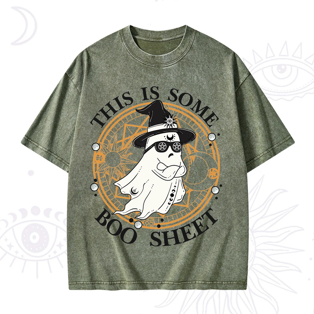 This Is Some Boo Sheet Halloween Washed T-Shirt