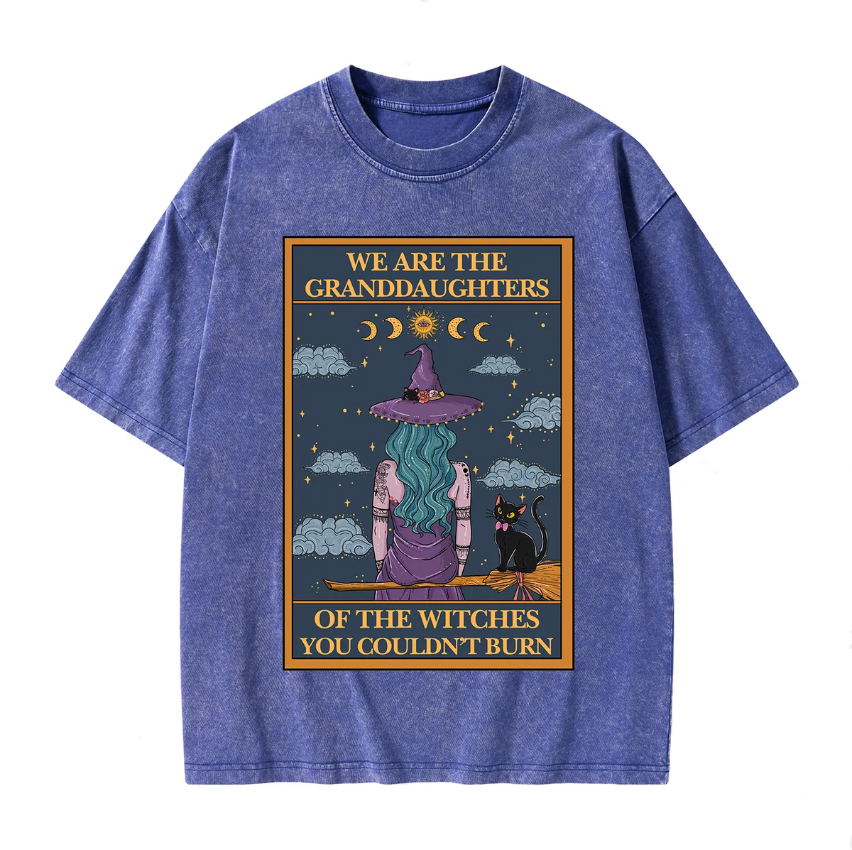 The Witches You Couldn't Burn Oracle Card Washed T-Shirt