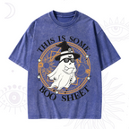 This Is Some Boo Sheet Halloween Washed T-Shirt