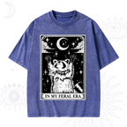 The In My Feral Era Oracle Card Washed T-Shirt
