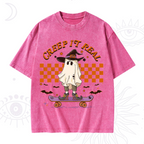 Creep It Real Halloween Washed T-Shirt