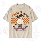 Creep It Real Halloween Washed T-Shirt