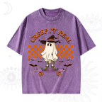 Creep It Real Halloween Washed T-Shirt