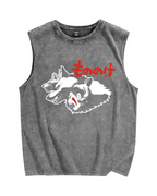 Mononoke Vintage Distressed Washed Tank Top