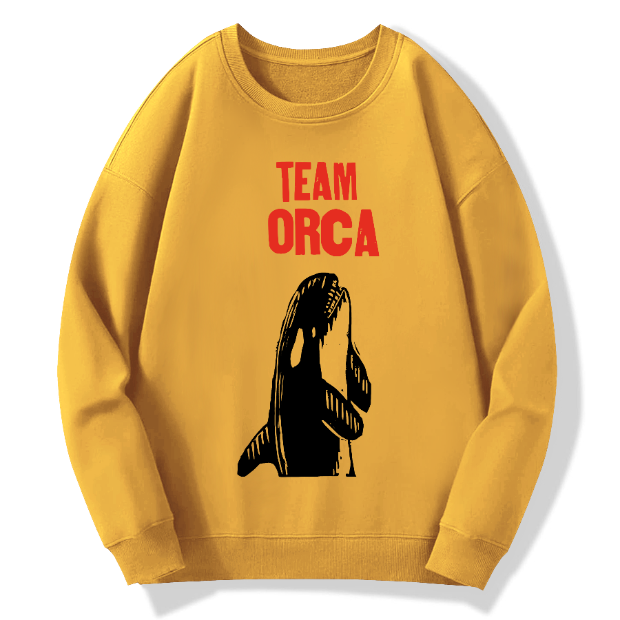 Team Orca Cotton Pullover Sweatshirt
