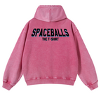Spaceballs Vintage Washed Cotton Back Art Hoodie