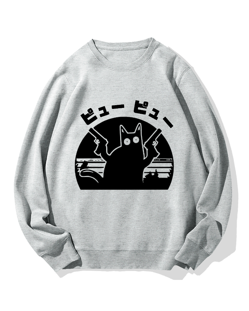 Gunner Cat Cotton Sweatshirt