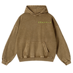 Drum & Bass Vintage Washed Cotton Back Art Hoodie