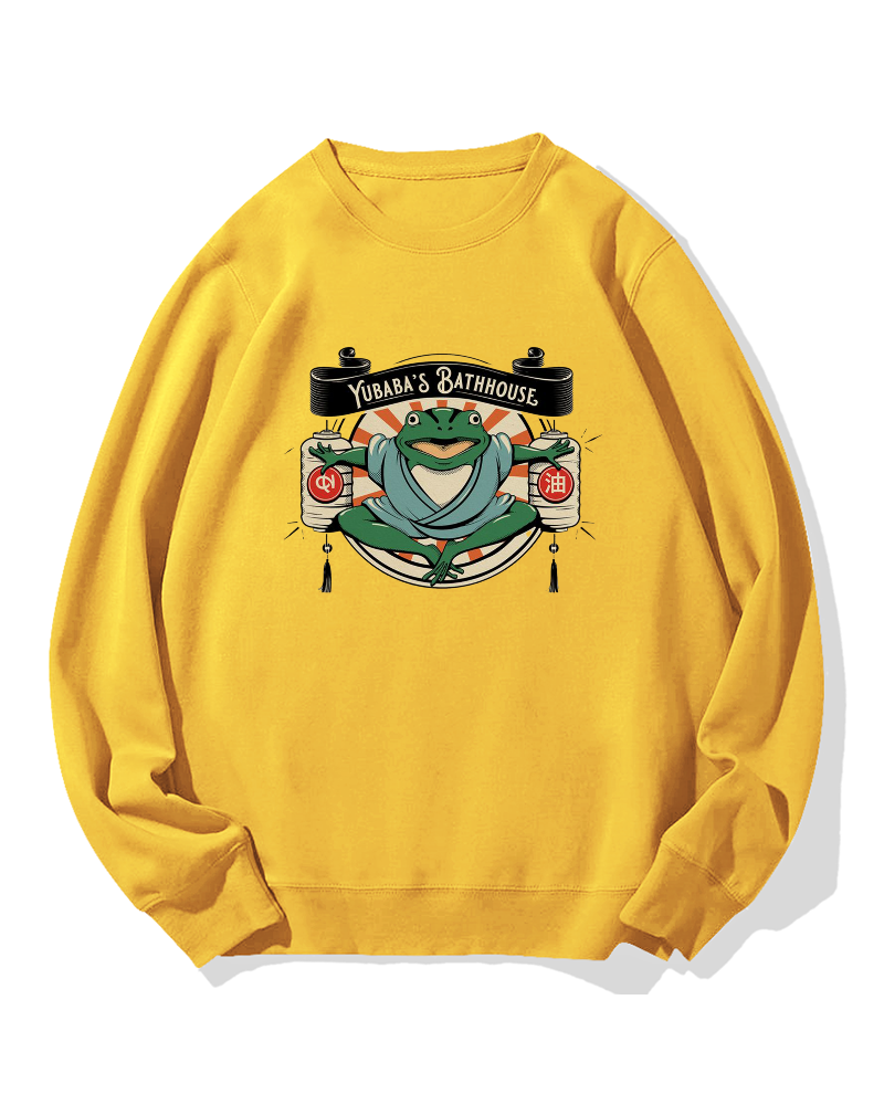 Bathhouse Frog Cotton Sweatshirt