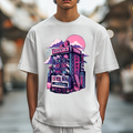 The Black Cat with a Knife Japanese Style Classic Tee