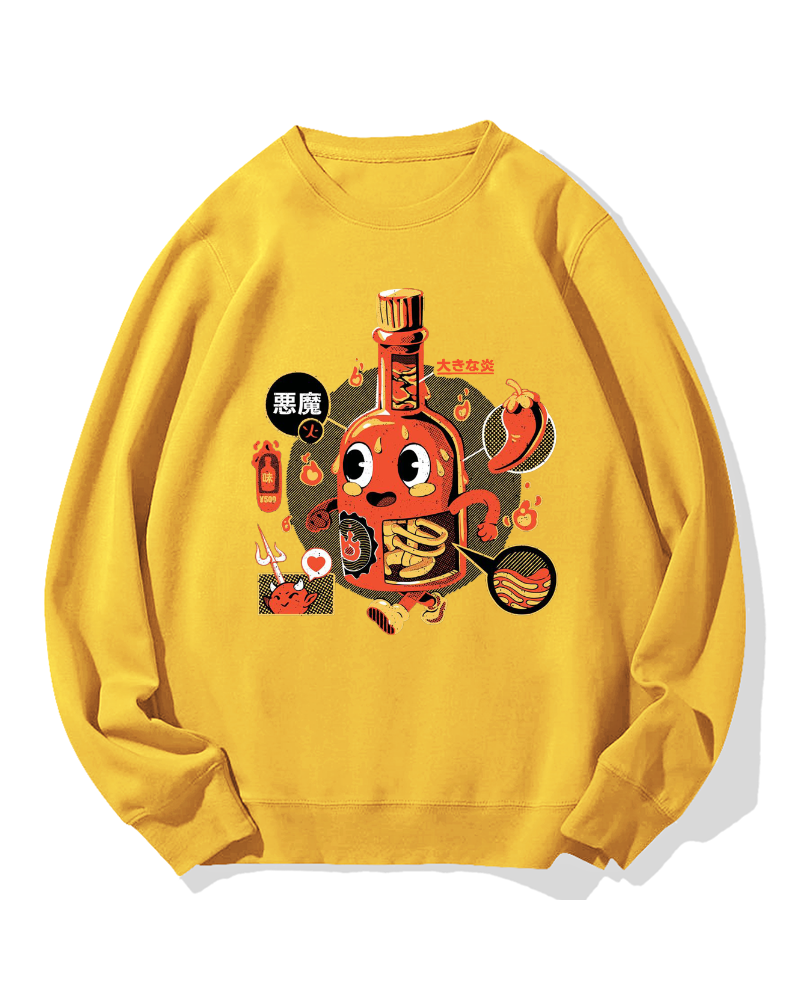 Bottle Devil Cotton Sweatshirt
