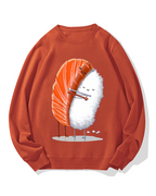 Sushi Hug Cotton Sweatshirt