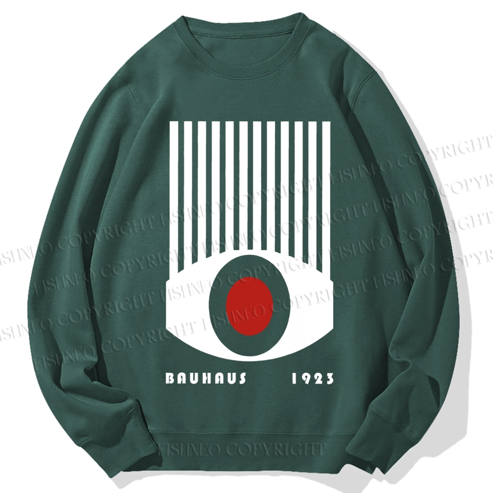 Unisex Artistic Geometric Eyes Printed Sweatshirt
