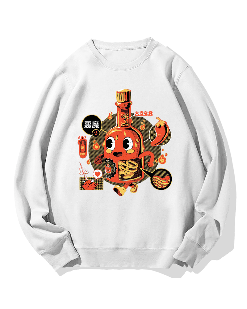 Bottle Devil Cotton Sweatshirt