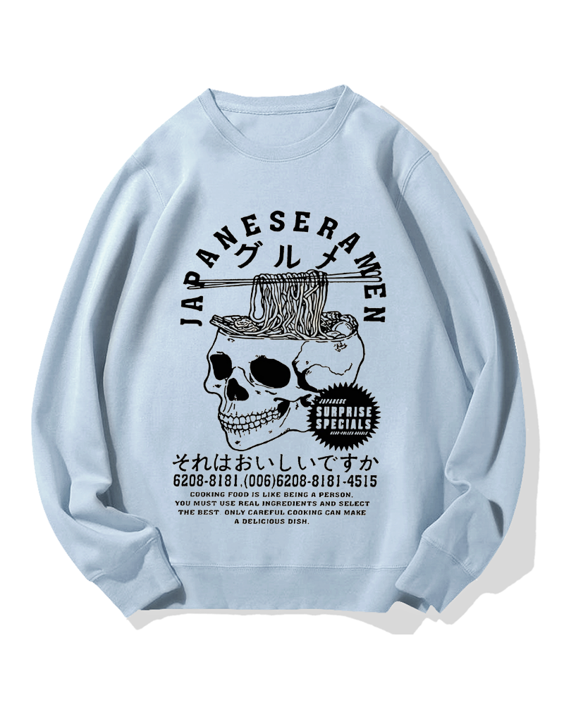 Japanese Ramen Gourmet Cotton Sweatshirt