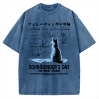Schrodinger's cat escape plan Vintage Washed T-shirt