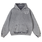 Yasuragi Vintage Washed Cotton Back Art Hoodie