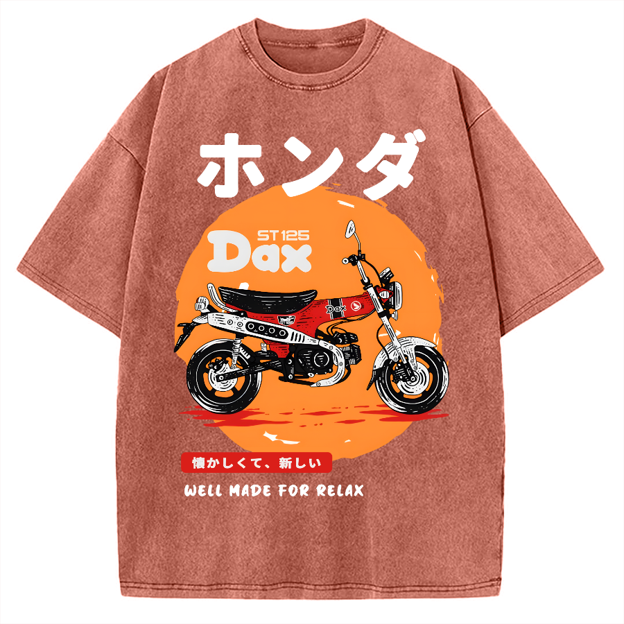 Dax-Japanese Design Vintage Washed T-shirt