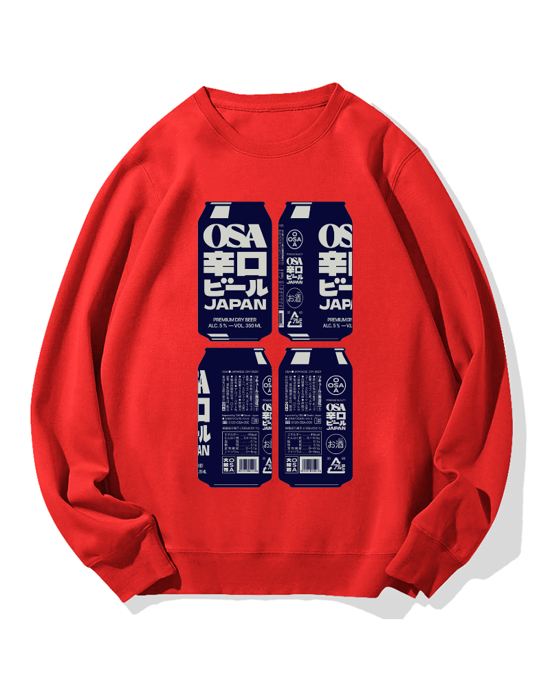 Japan Osa Beer Cotton Sweatshirt