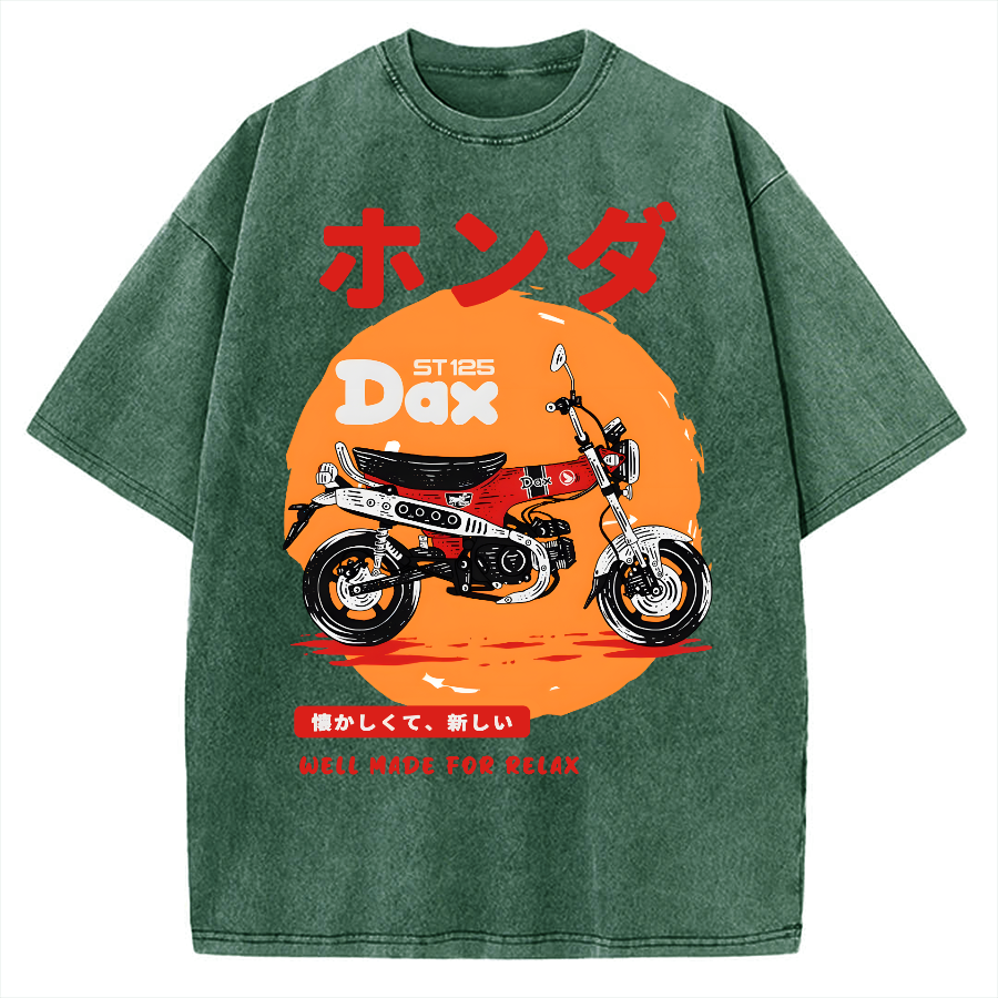 Dax-Japanese Design Vintage Washed T-shirt