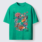 Unisex Koi Serenity Washed T-Shirt