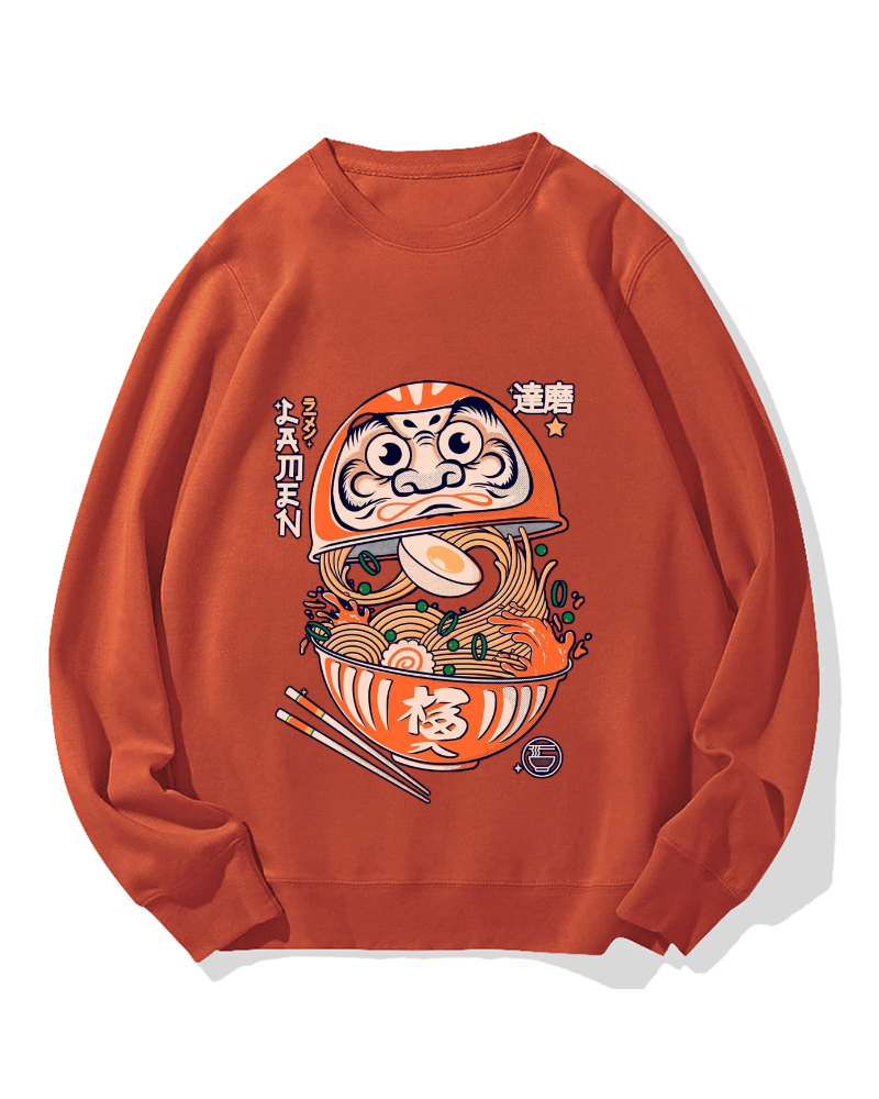 Daruma Ramen Cotton Sweatshirt