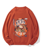Daruma Ramen Cotton Sweatshirt