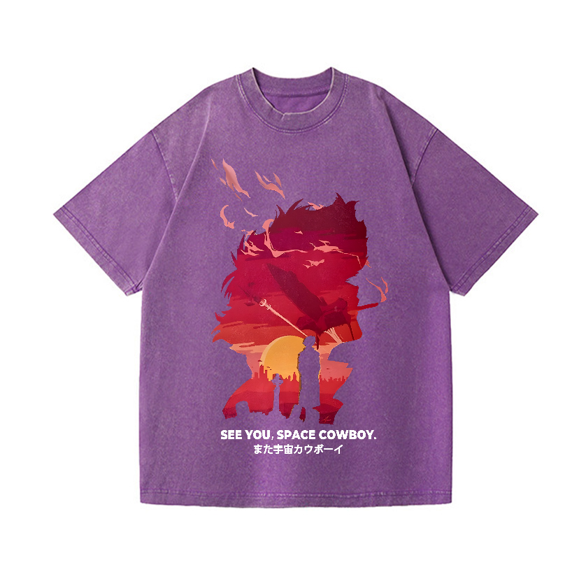 Cowboy Bebop Vintage Wash Japanese Design T-Shirt
