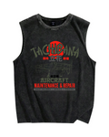 Tachibana Fighter Vintage Distressed Washed Tank Top