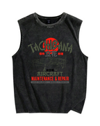 Tachibana Fighter Vintage Distressed Washed Tank Top