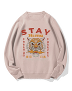 Stay Strong Tiger Cotton Sweatshirt