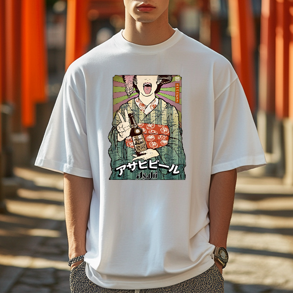 Asahi Geisha Japanese Style Classic Tee