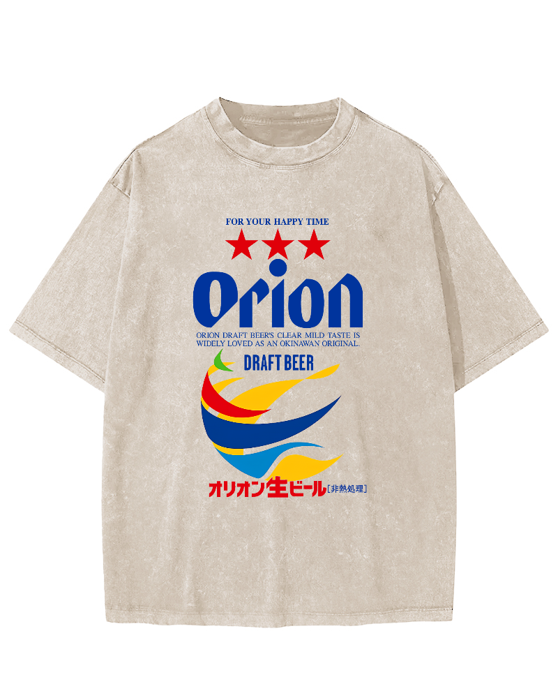 Orion Beer Vintage Washed T-shirt