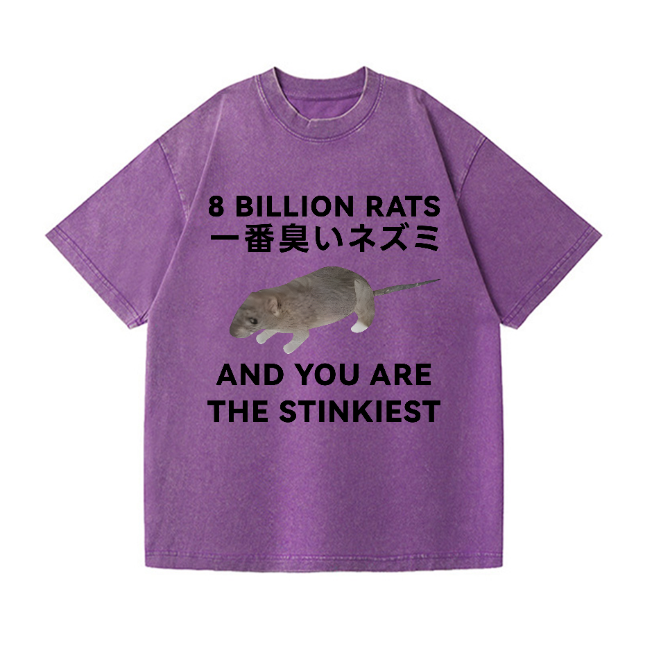 Rat Vintage Wash Japanese Design T-Shirt